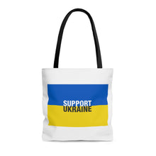 Load image into Gallery viewer, Support Ukraine Flag Tote Bag
