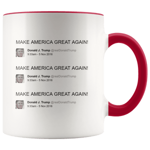 Trump Tweet - Make America Great Again! Repeating MAGA Mug - Trump Mug