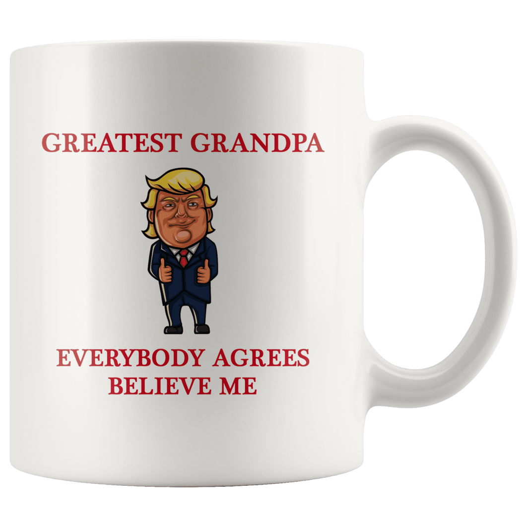Greatest Grandpa Grandfather Trump Thumbs Up Mug - Trump Mug
