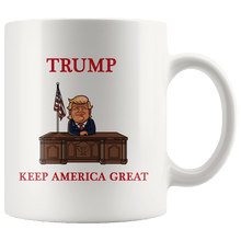 Load image into Gallery viewer, Trump Desk Keep America Great MAGA Mug - Trump Mug