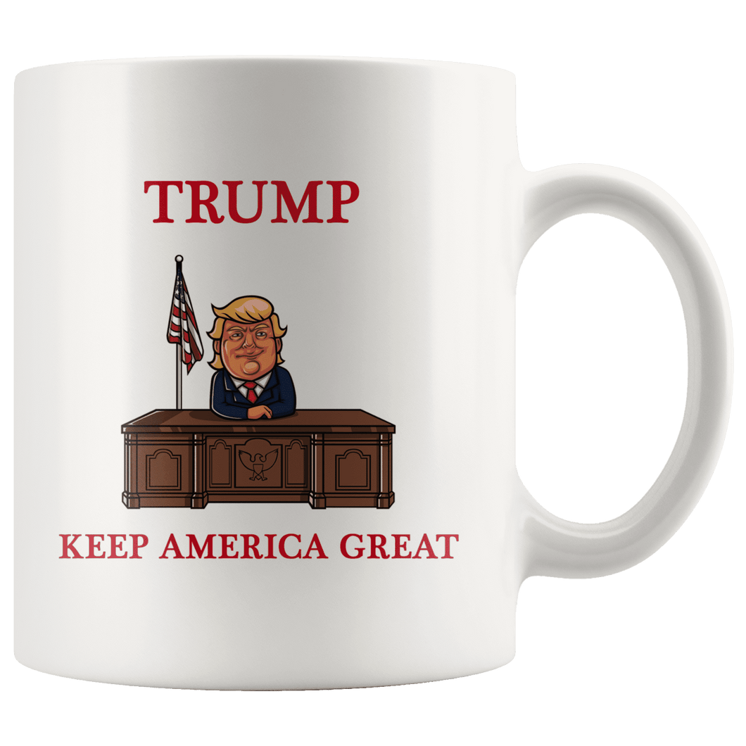 Trump Desk Keep America Great MAGA Mug - Trump Mug