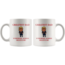 Load image into Gallery viewer, Greatest Dad Father Trump Thumbs Up Mug - Trump Mug