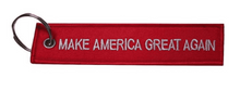 Load image into Gallery viewer, Make America Great Again MAGA Red Luggage Tag Keychain - Trump Mug