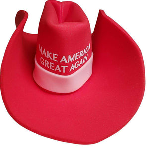 HUGE MAGA Cowboy Hat Make America Great Again Donald Trump GIANT MAGA Foam Hat - Trump Mug