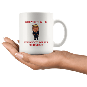 Greatest Wife Trump Thumbs Up Mug - Trump Mug