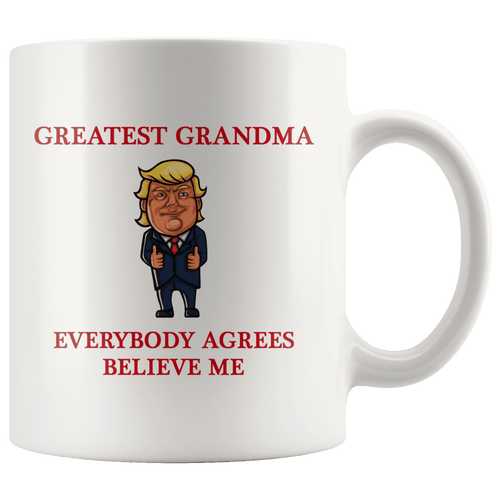 Greatest Grandma Grandmother Trump Thumbs Up Mug - Trump Mug