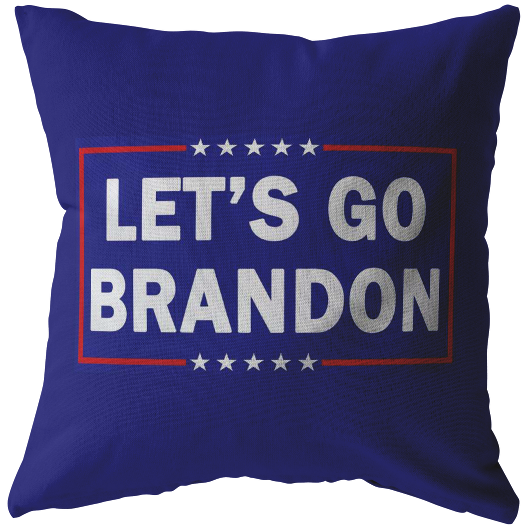 Let's Go Brandon Throw Pillow