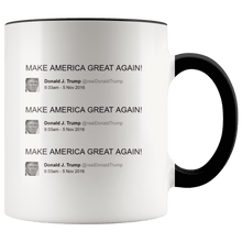 Load image into Gallery viewer, Trump Tweet - Make America Great Again! Repeating MAGA Mug - Trump Mug