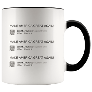 Trump Tweet - Make America Great Again! Repeating MAGA Mug - Trump Mug